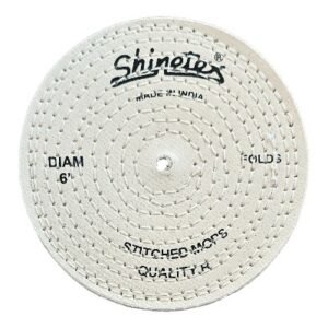 Cloth Wheel 6x1/4 White Shinetex (2 Pcs Set)