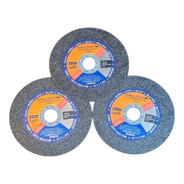 Cut Off Wheel 100x1 SS Black Bullet (50Pcs Box) ₹9.17/pcs - Image 3