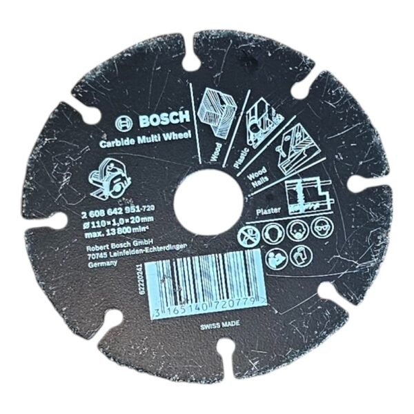 Cut Off Wheel100x1  Bosch Muliti Purpose(Wood/PVC) - Image 3