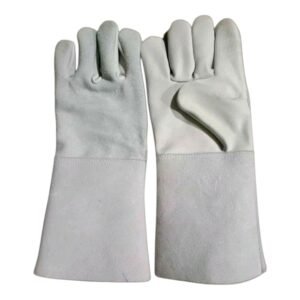 Gloves Leather Crome 14