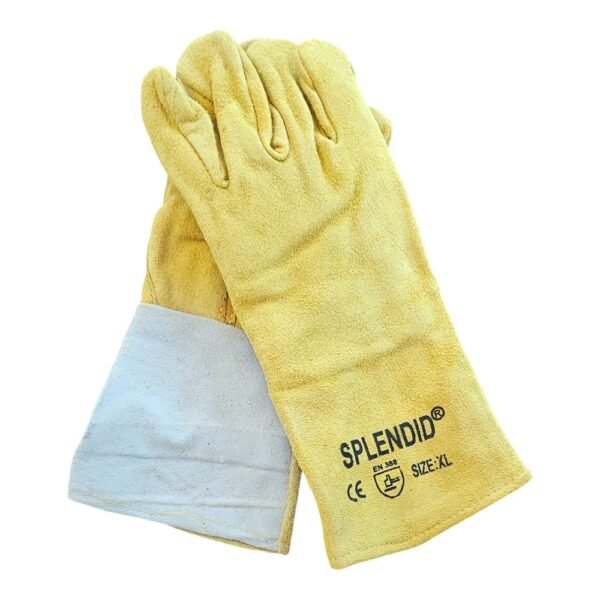 Gloves Leather Heavy 14 - Image 6