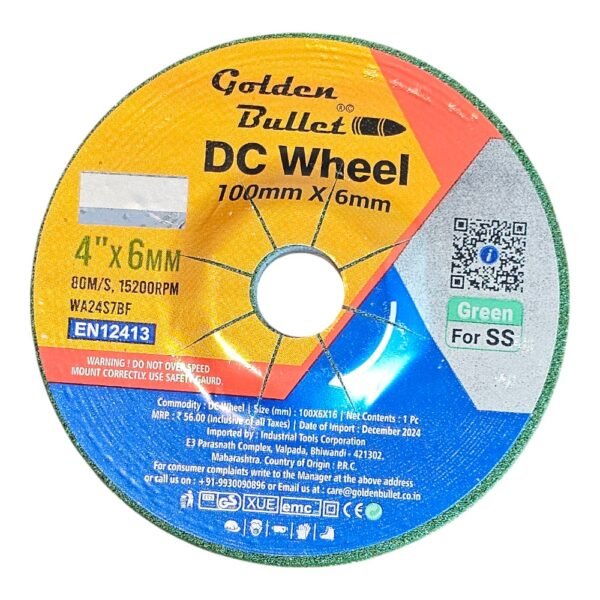 Grinding Wheel 100x6 Green Bullet ₹20.13 - Image 2