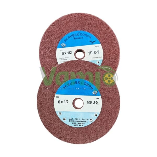 Polishing Wheel 6x1/2 Red U1 Scrubex