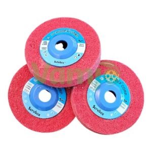 Polishing Wheel 100x15mm Red U3/7D Scrubex (10 Pcs Box)
