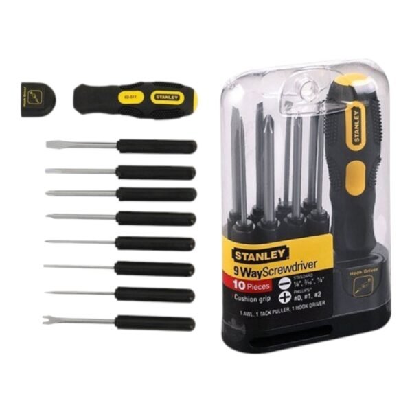Screwdriver 62-511-22 9Pce Stanley