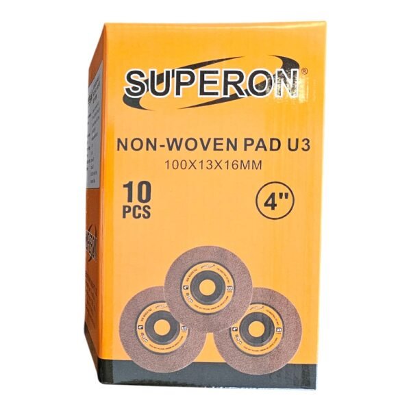 Polishing Wheel 100x15mm Red U3 Superon (10 Pcs Box) - Image 2