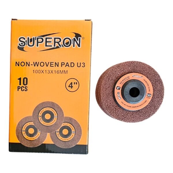 Polishing Wheel 100x15mm Red U3 Superon (10 Pcs Box) - Image 5
