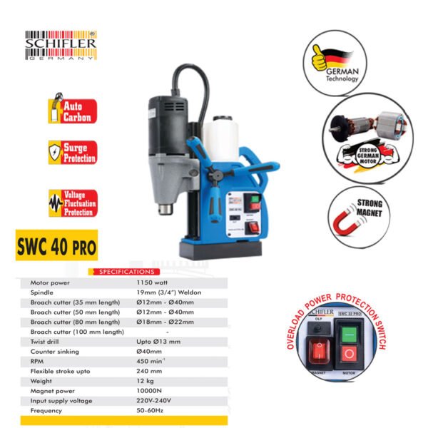 Magnetic Core Drilling Machine SWC 40