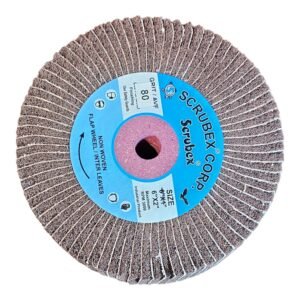 Polishing Wheel Combi Flap 6x2 Grit 80 Scrubex