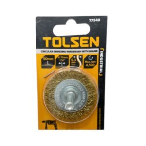 Wire Brush Circular With Shank 50mm Tolsen