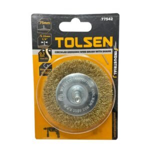 Wire Brush Circular With Shank 75mm Tolsen